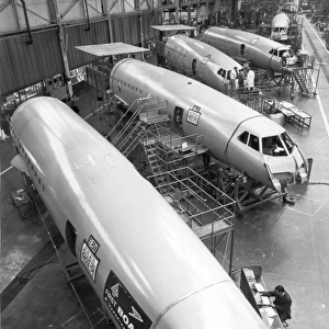 Concorde nose and forward fuselage production at Weybridge