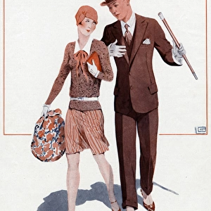 Couple Walking 1928