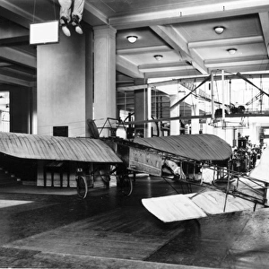 The cross-Channel Bleriot XI on display