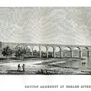 Croton aqueduct at Harlem River