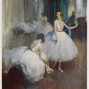 The Dancing Lesson by W. E. Webster