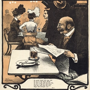 Danish Cafe Scene 1901