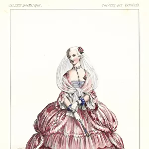 Delphine Marquet as Louise in La Baronne de Blignac, 1846