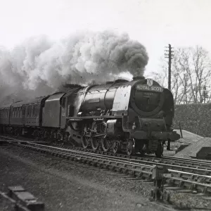 Duchess of Sutherland steam locomotive, Oxenholm Junction