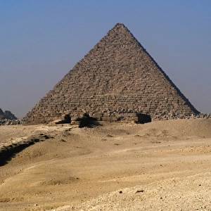 Egypt. The Great Pyramid of Giza called the Pyramid of Menka