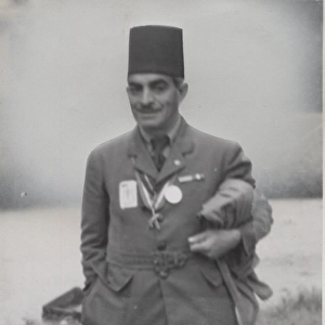Egyptian scout leader in uniform