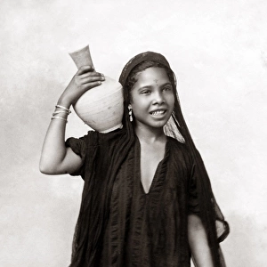 Fellahine girl, Egypt, circa 1880s