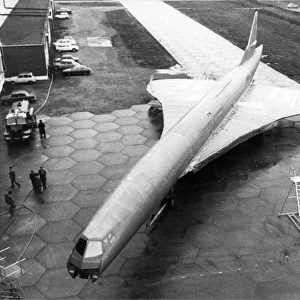 The fifth Concorde during manuafacture at Toulouse