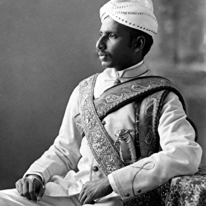 Finely dressed man, Ceylon (Sri Lanka)