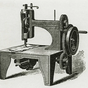 First singer sewing machine