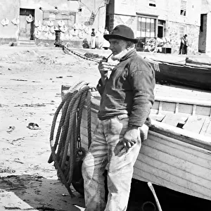 Fisherman in St Ives or Newlyn or Penzance