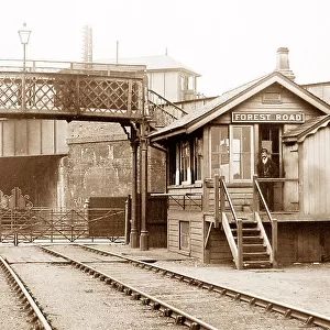 Forest Road Signal Box, Leicester, in 1903