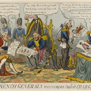 French Generals receiving an English Charge
