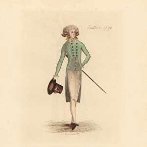 French man wearing the fashion of July 1790