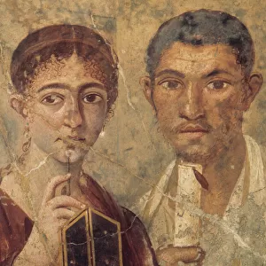 Fresco portrait of Terentius Neo and his wife - Pompeii