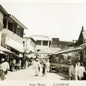 A Fruit Market - Zanzibar, East Africa