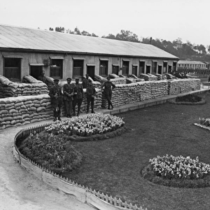 Garden at an Allied army camp, Etaples, France, WW1