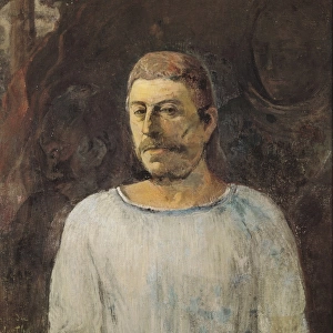 GAUGUIN, Paul (1848-1903). Self-portrait, close