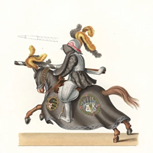 German knight in jousting armor, 16th century