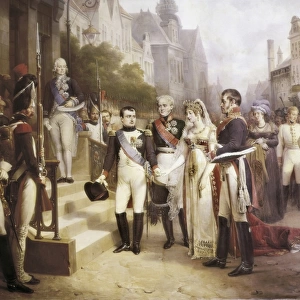 GOSSE, Nicolas (1787-1878). Napoleon Receiving