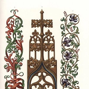 Gothic ornament and scrollwork of the late 15th, early 16thC