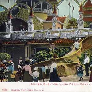 Helter Skelter at Luna Park, Coney Island, New York, USA
