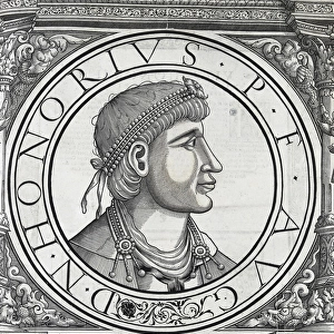 HONORIUS, Flavius (384-423). First Western Roman