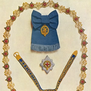 Insignia of the most noble Order of the Garter