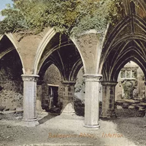 Interior of Balmerino Abbey, Scotland