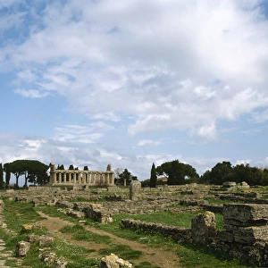 Italy. Paestum. Temple of Athena or Ceres