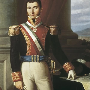 ITURBIDE, Agust�(1783-1824). Mexican general