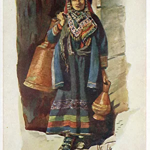 Khevsur woman from Georgia