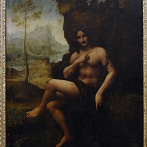 Leonardo da Vinci (1452-1519). Italian polymath. St. John th