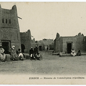 Libyan Traders Houses at Zinder, Niger, Africa