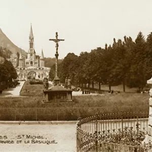 Lourdes - Statue of St. Michael