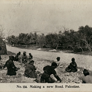 Making a new road, Palestine