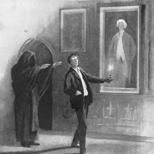 Man and ghost