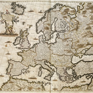 Map of Europe of Frederick de Wit (Amsterdam