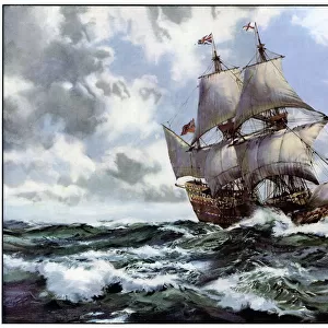 The Mayflower II mid-Atlantic