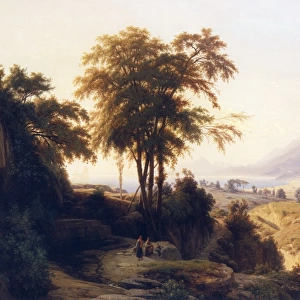 A Mediterranean Landscape, by Louis Auguste Lapito