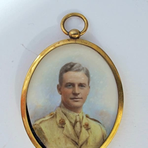 Miniature portrait of an Officer of the East Yorkshire Reg