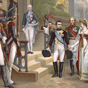 Napoleon I receiving the Queen Of Prussia