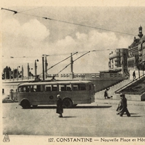 New Square and Town Hall, Constantine, Algeria