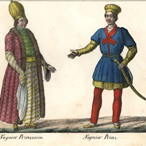 Nogai princess and prince, of the Caucasus region