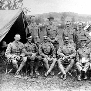 Officers of the 1st Battalion 39th Garhwal Rifles