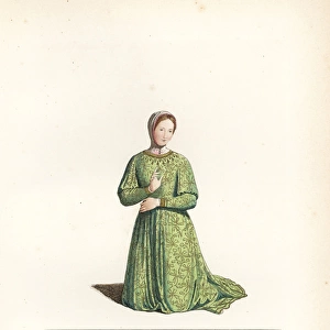Petrarchs Laura, from a portrait by Simone