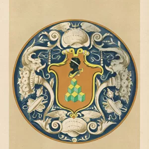 Plate from Chaffagiolo, Tuscany, Renaissance enamel ware