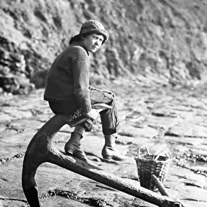 Portrait of a boy fisherman, Whitby, Victorian period
