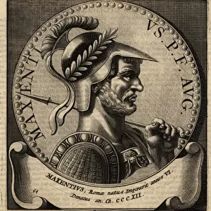 Portrait of Roman Emperor Maxentius