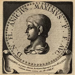 Portrait of Roman Emperor Maximus